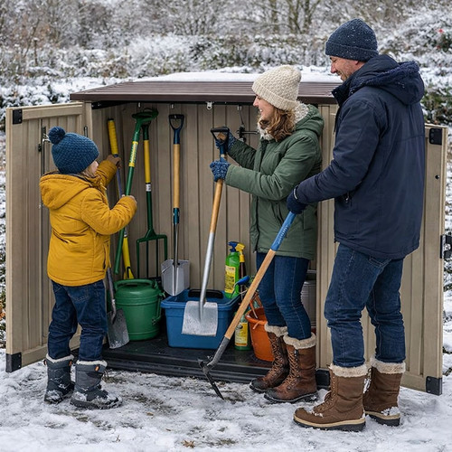 Outdoor garden storage shed - storage,